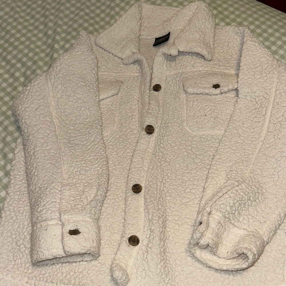 32 Degrees Cream Sherpa Jacket